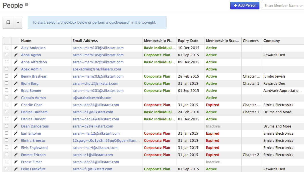 Easy association management for multi-chapter organizations.